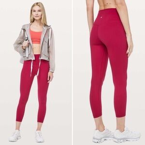 Lululemon Align‎ Pant II Ruby Red 25" Size 14